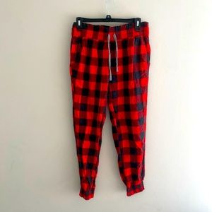 ✨aerie plaid pajama joggers✨